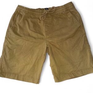 Volcom Men's Khaki Flat Front Shorts